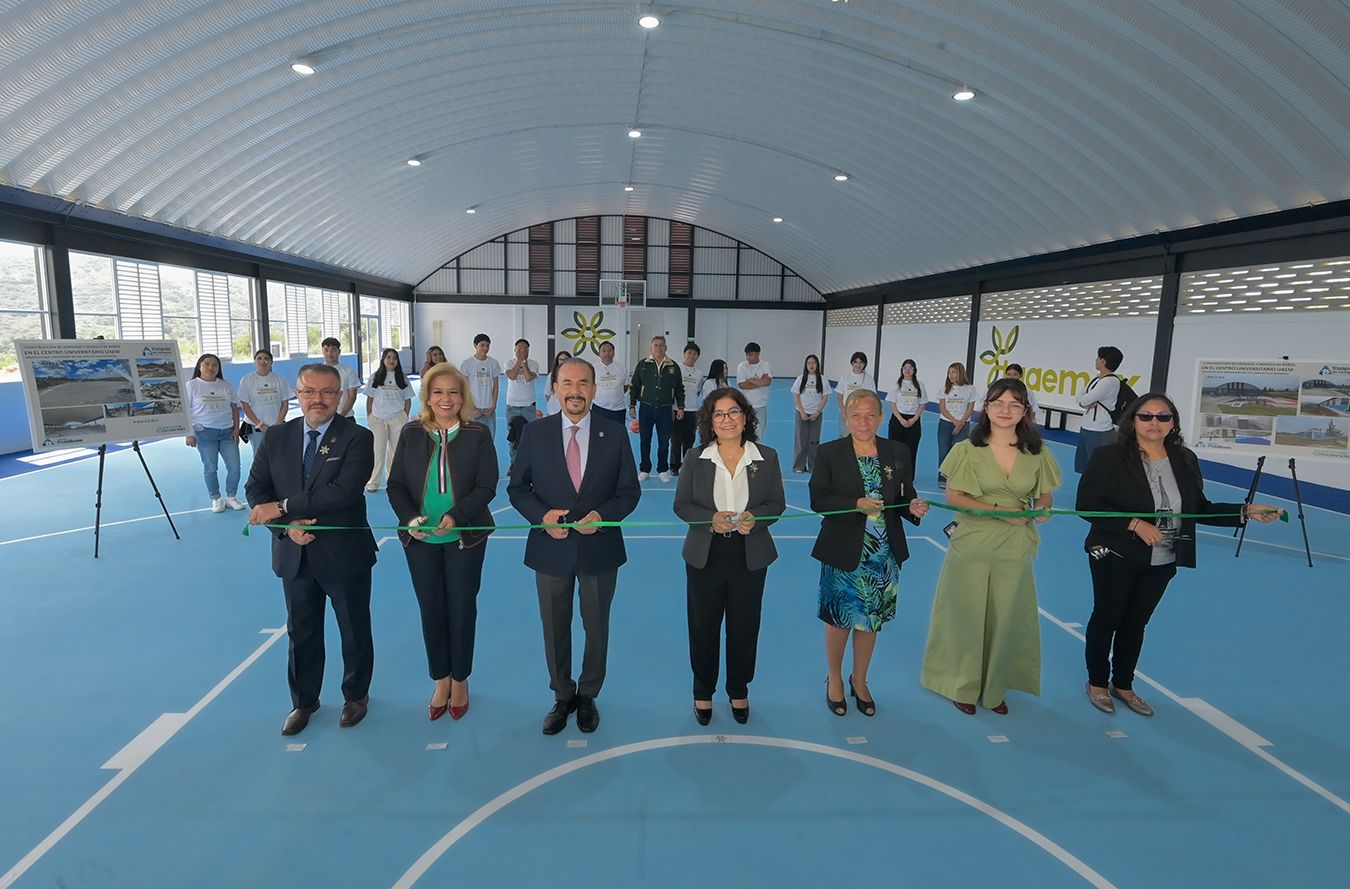 SUMA PEDRO RODRÍGUEZ HERRAMIENTAS EDUCATIVAS A LA UAEM CON LA ENTREGA DE UN AULA DIGITAL Y LA INAUGURACIÓN DE UN GIMNASIO